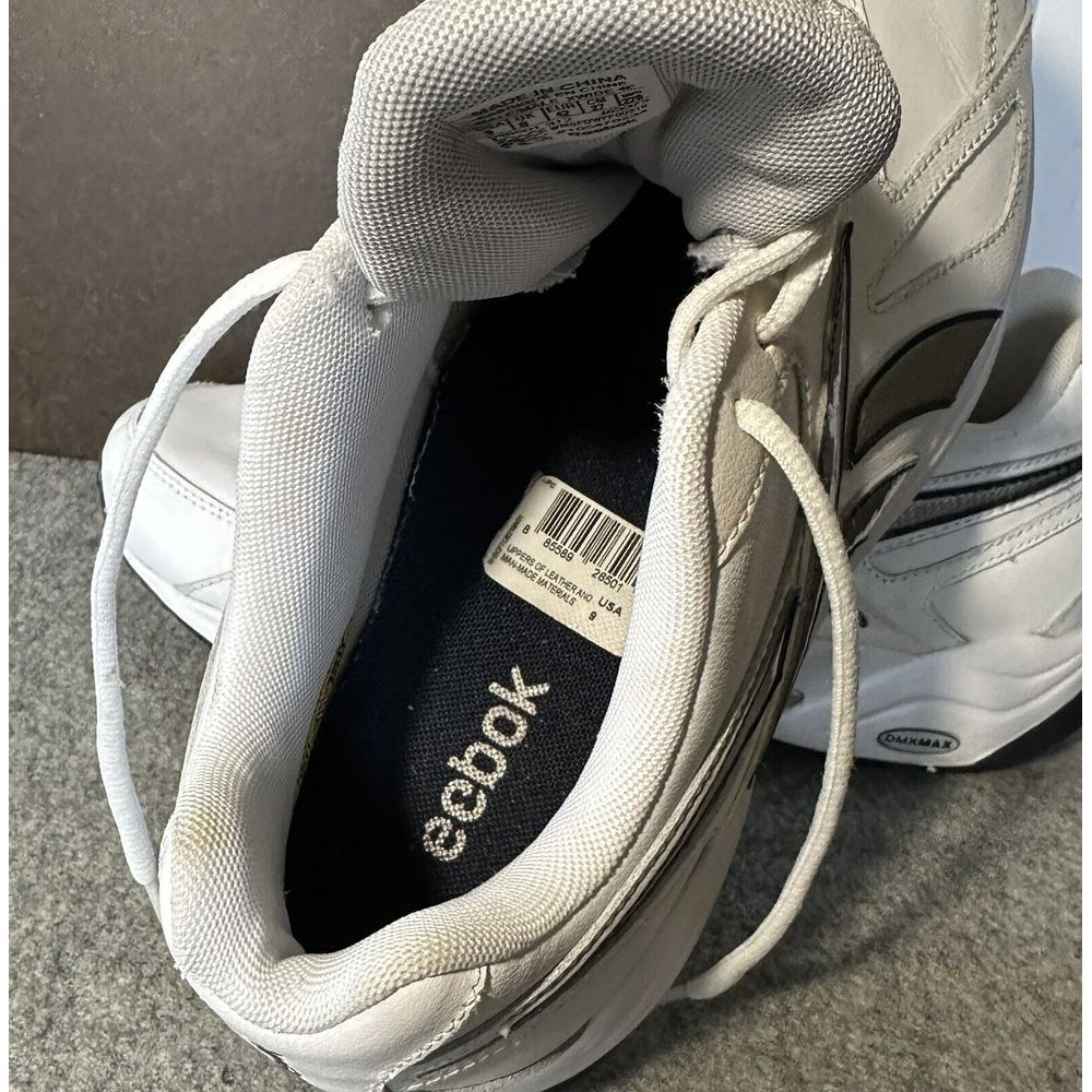 Reebok Mens‎ 9 PLAY DRY DMX MAX White Blue Navy Silver - Picture 9 of 9